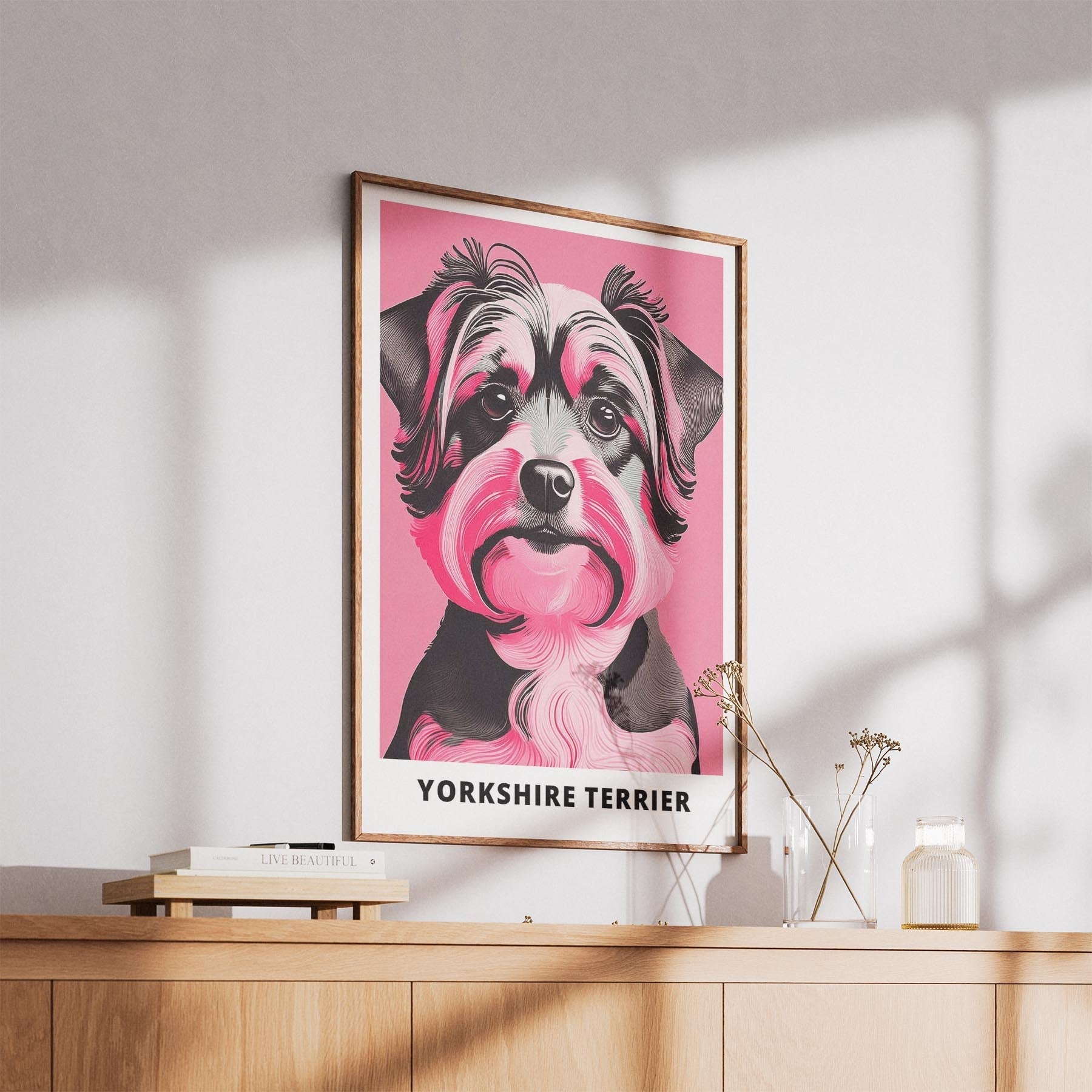 Yorkshire Terrier Pink and Black Dog Series 1 image 5