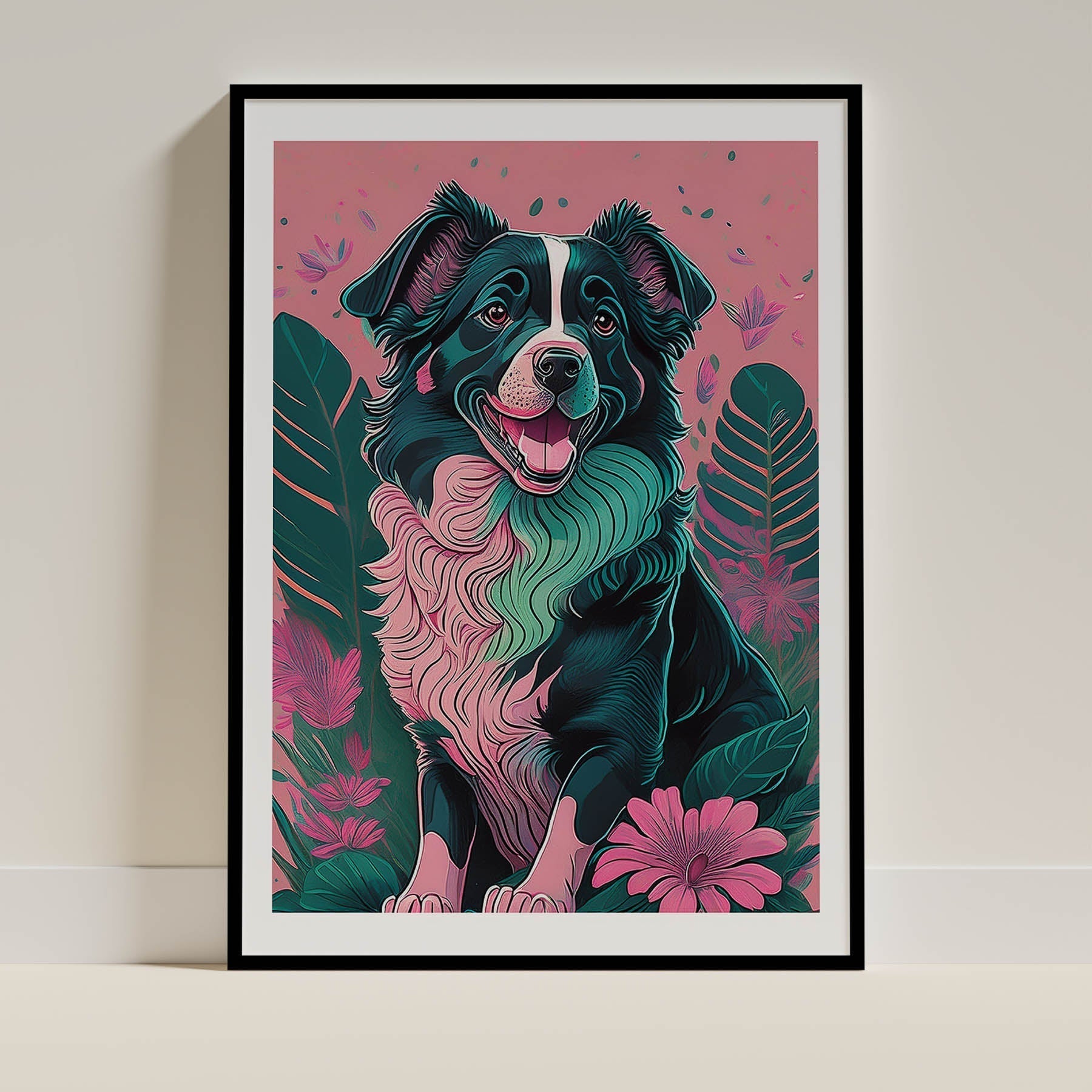 Border Collie Dog Art Print Unframed Vol 2 | 11 Unique Designs | Wall Art Gift for Dog Lovers - Image 7 | Dogsy & Co