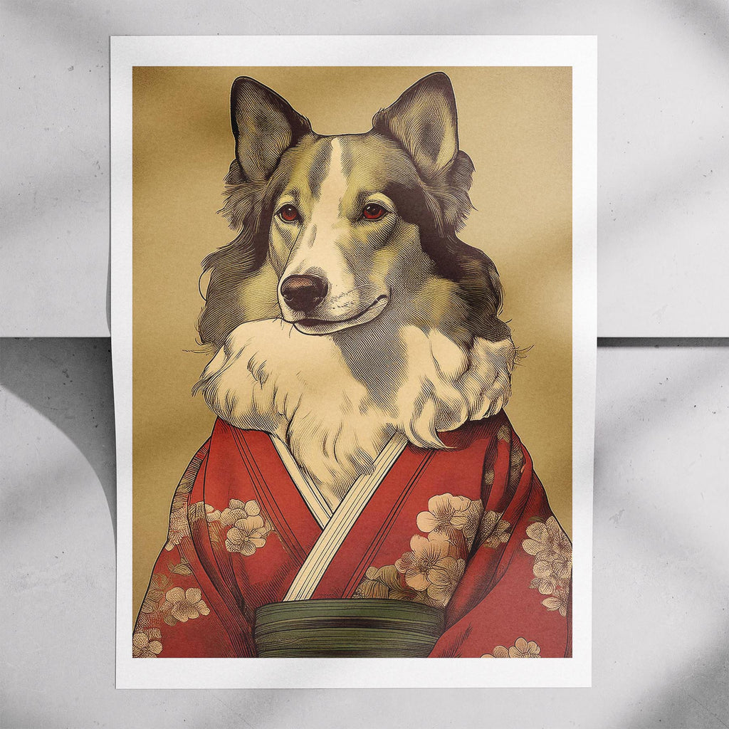 Rough Smooth Collie Japanse Kimono Dog Series image 7