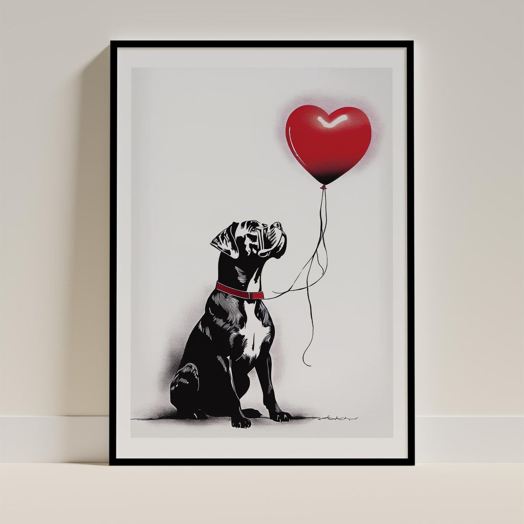 Boxer DOGSY Series inspired by the Art of Banksy image 0