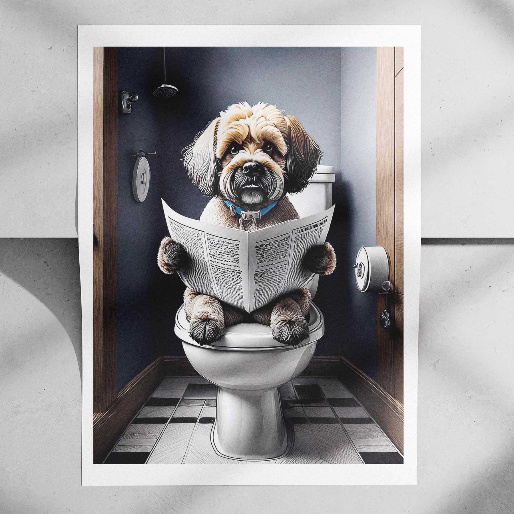 Cavoodle Toilet Humour Dog Series 3 image 7