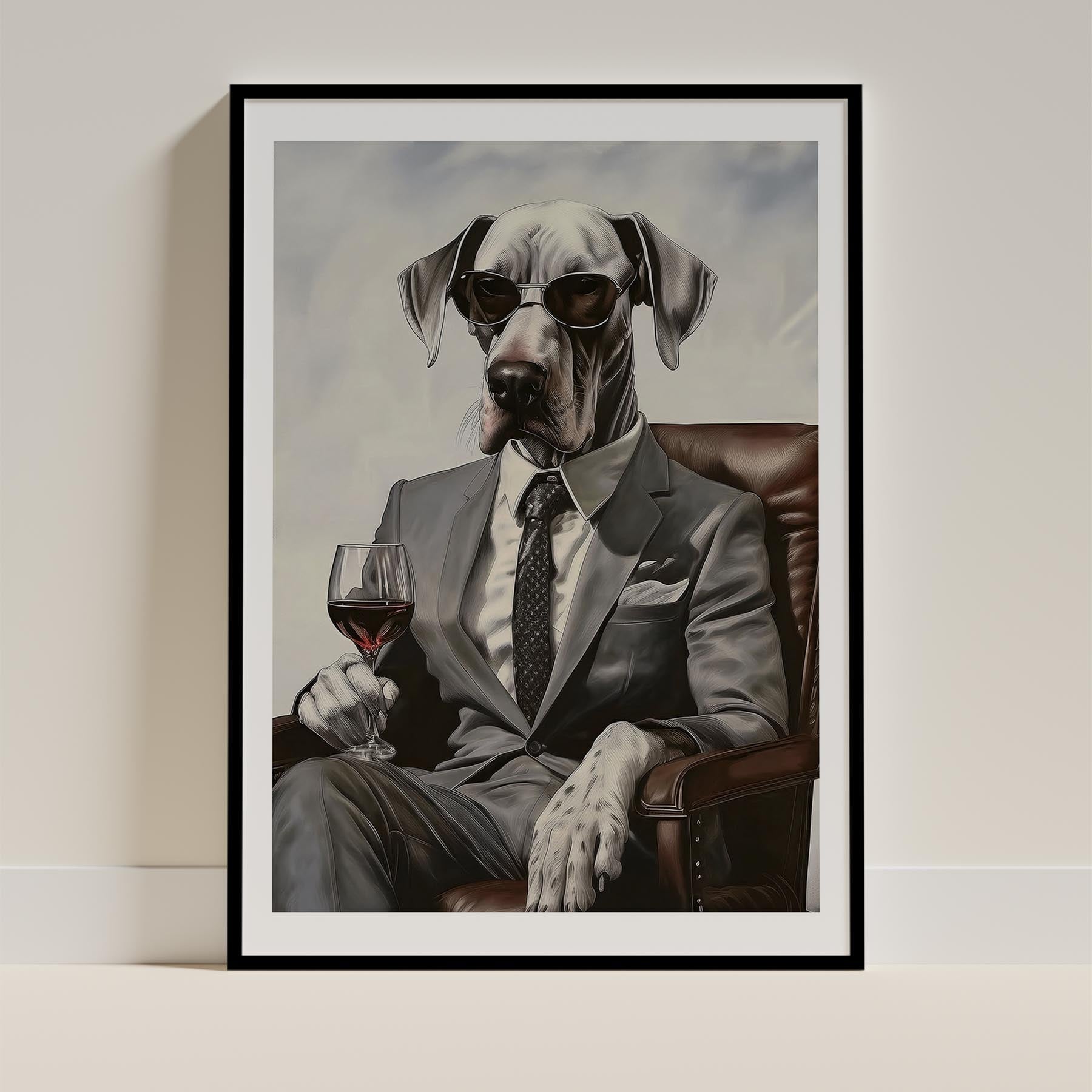 Great Dane Dog Art Print Unframed Vol 1 | 11 Unique Designs | Wall Art Gift for Dog Lovers - Image 9 | Dogsy & Co