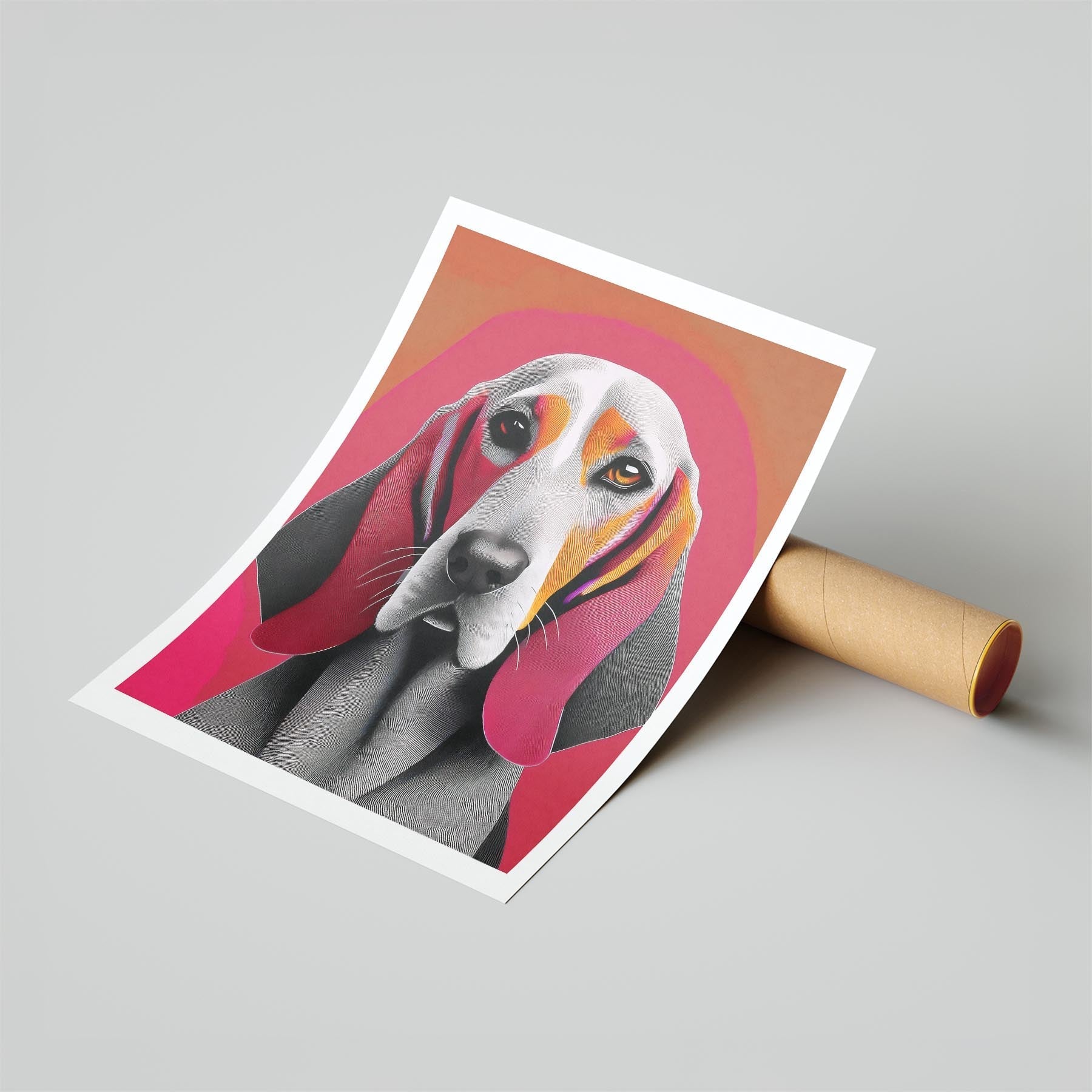 Bloodhound Modern Pop Dog Series image 6