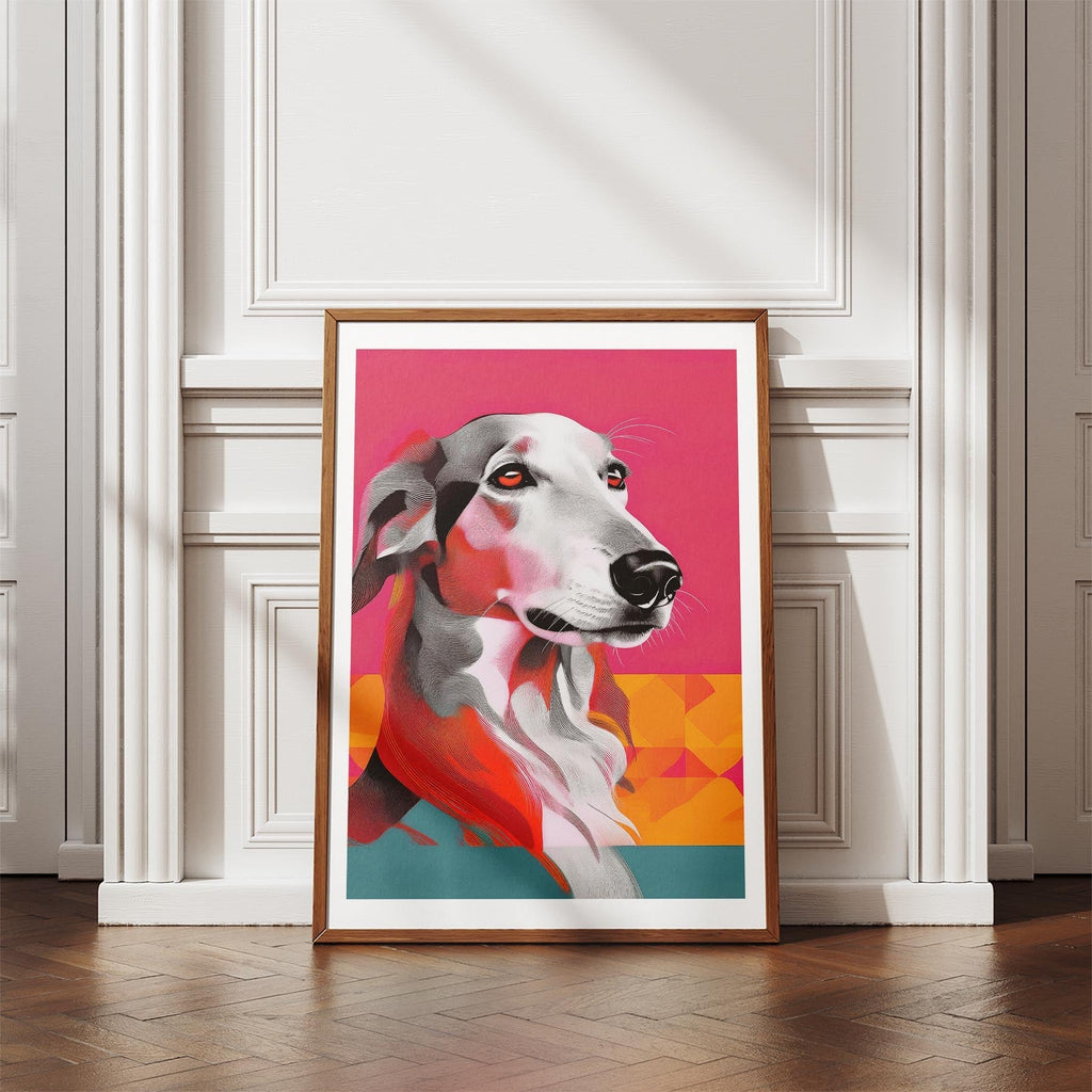 Borzoi Modern Pop Dog Series image 4