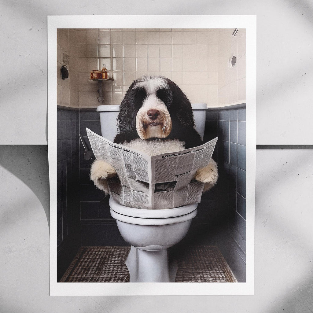 Old English Sheepdog Toilet Humour Dog Series image 7