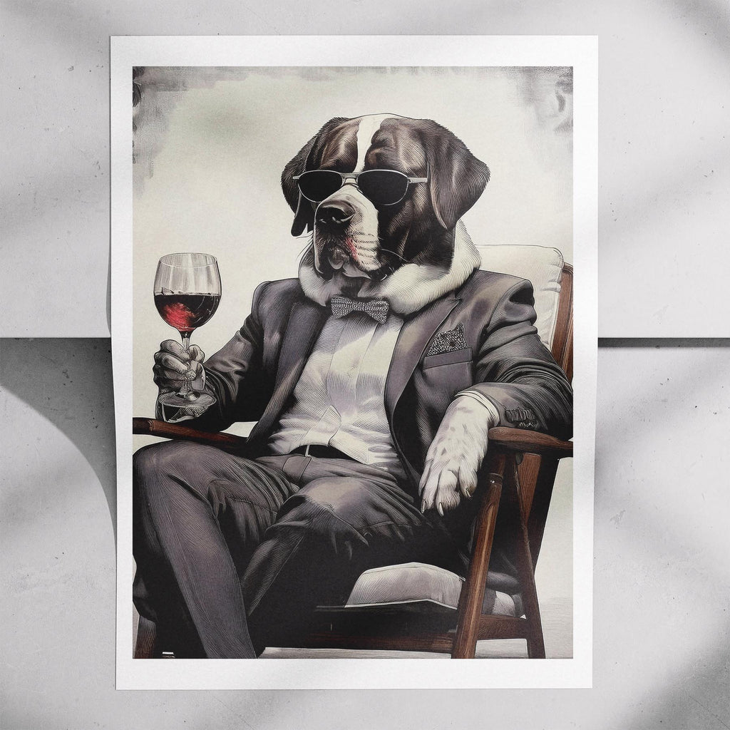 Saint Bernard The Distinguished Gentleman Dog Series image 7