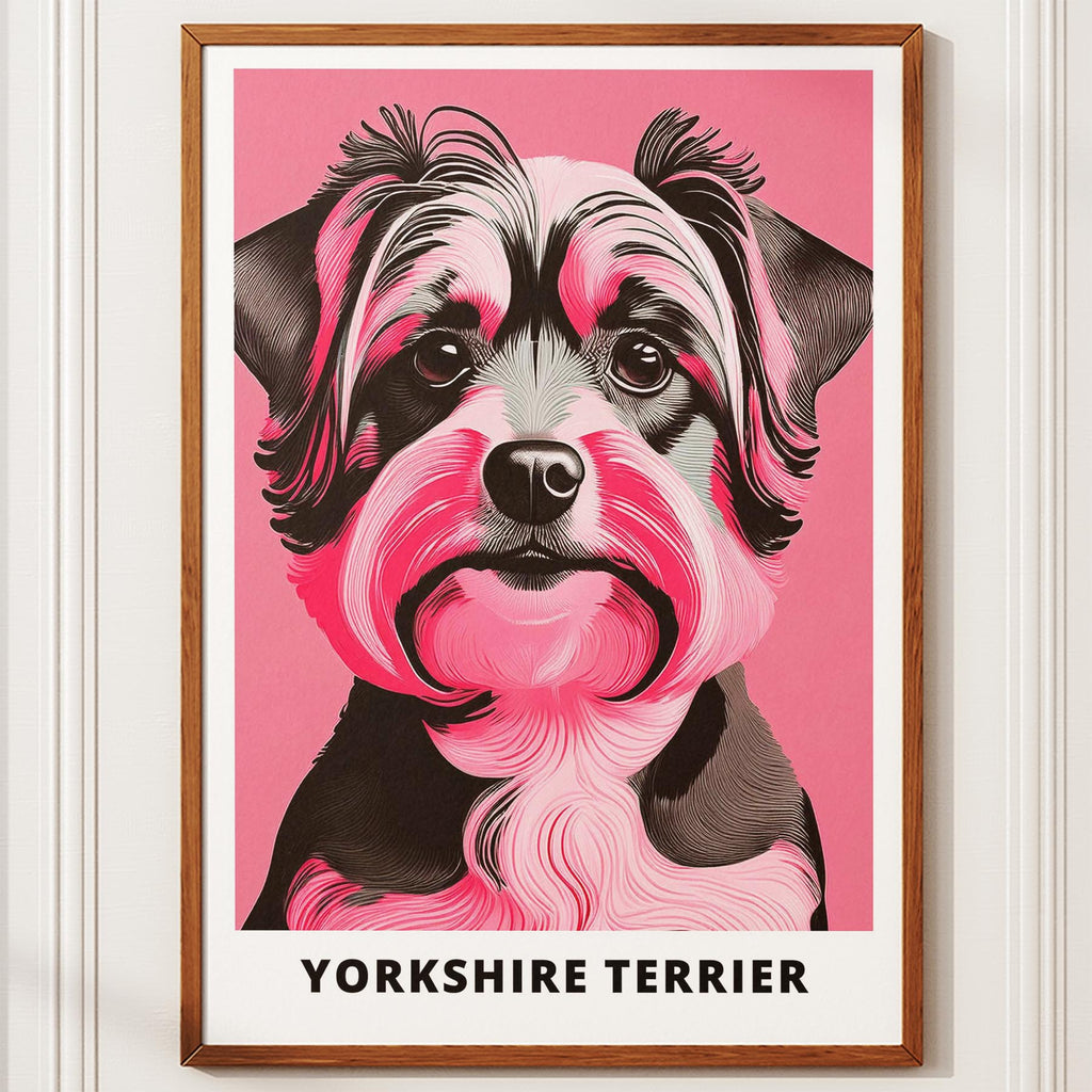 Yorkshire Terrier Pink and Black Dog Series 1 image 10