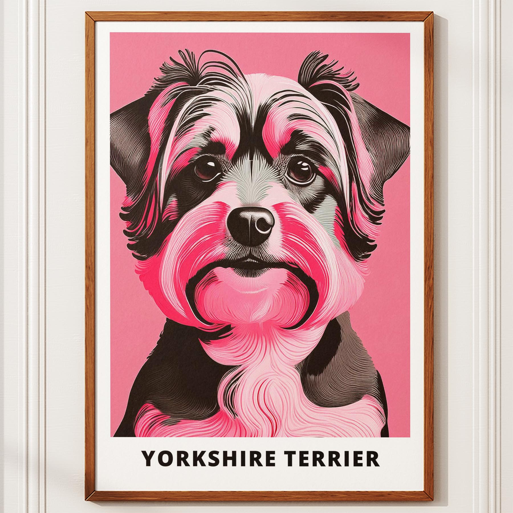 Yorkshire Terrier Pink and Black Dog Series 1 image 10