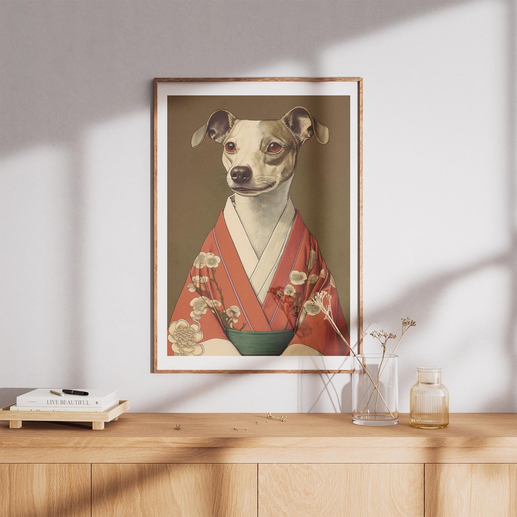 Whippet Japanse Kimono Dog Series image 8