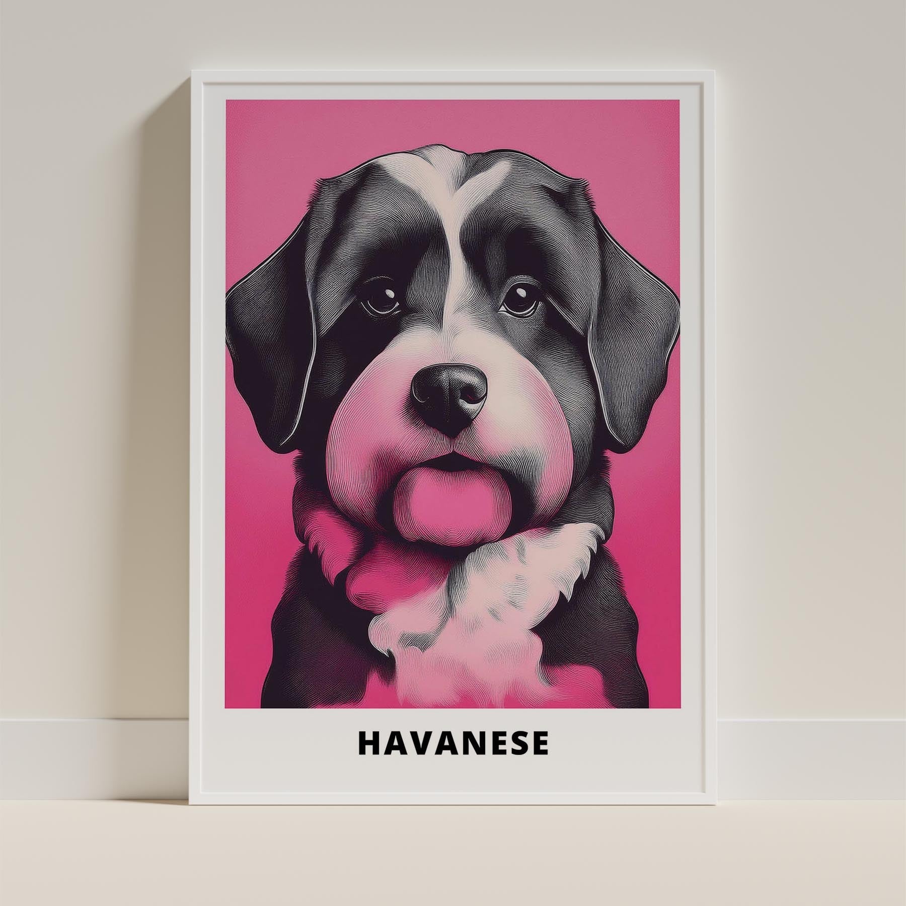 Havanese Pink and Black Dog Series 1 image 9