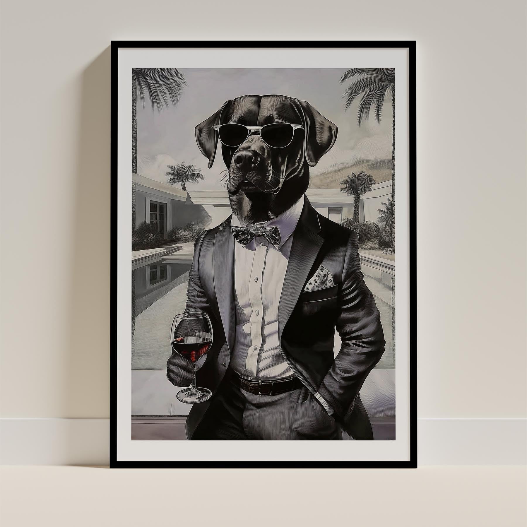 Labrador Retriever Dog Art Print Unframed Vol 1 | 11 Unique Designs | Wall Art Gift for Dog Lovers - Image 7 | Dogsy & Co