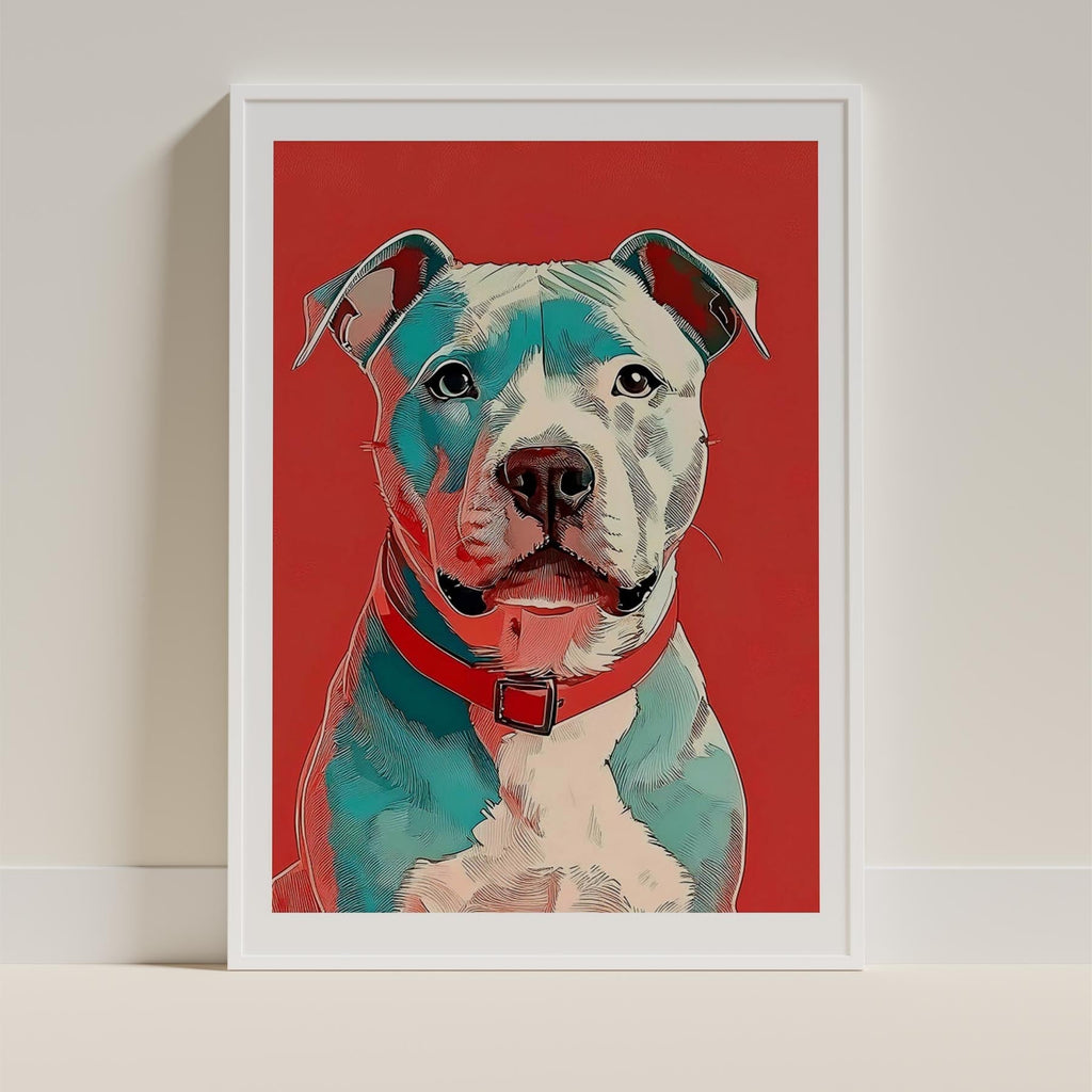 Staffordshire Bull Terrier Red Dog Series image 9
