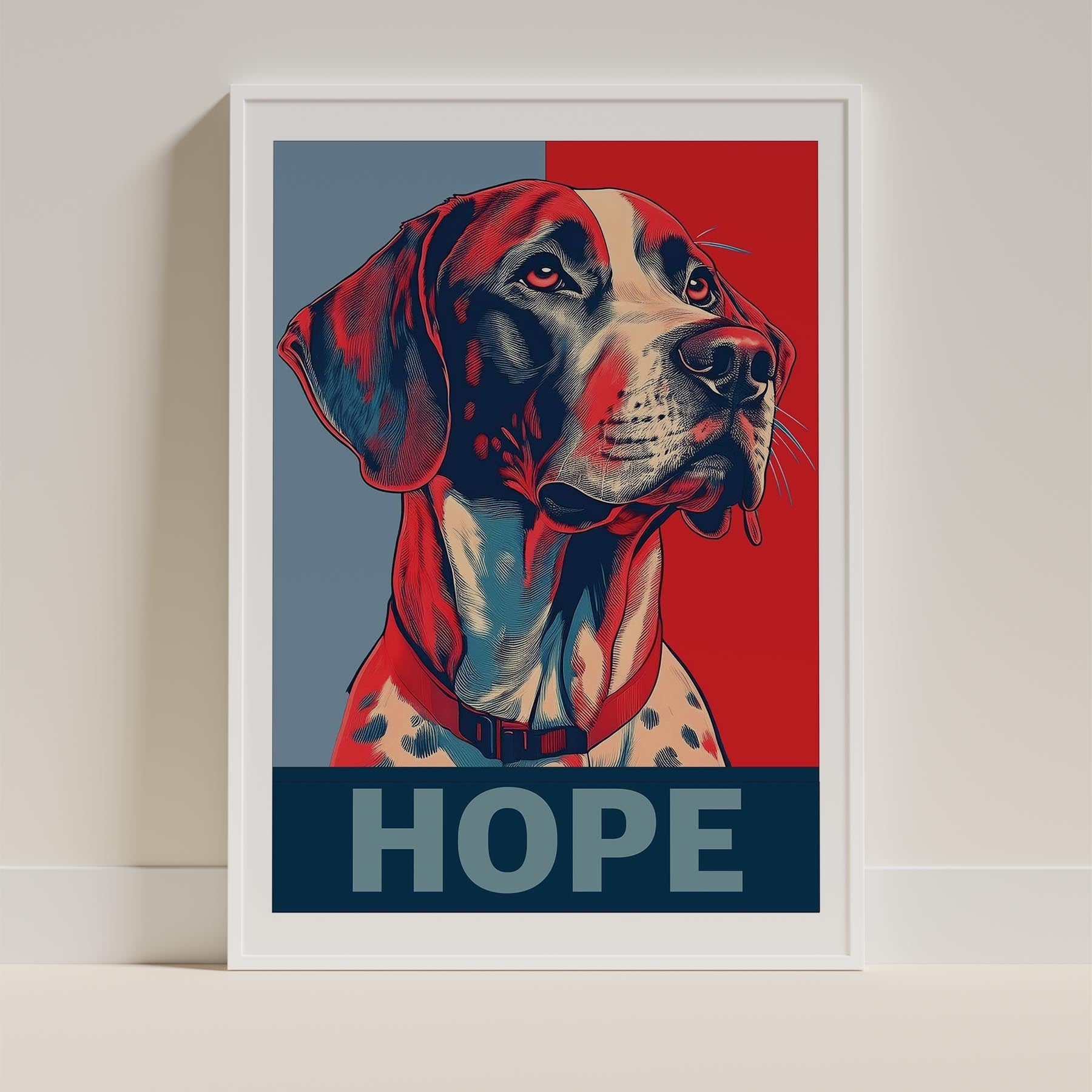 German Pointer HOPE Series Inspired by the Obama Poster image 9