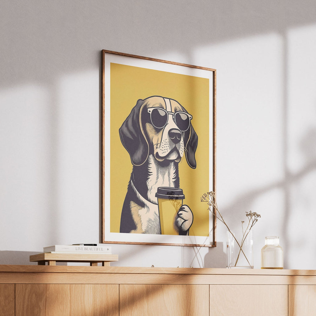 Beagle Chillin Coffee Dog image 6