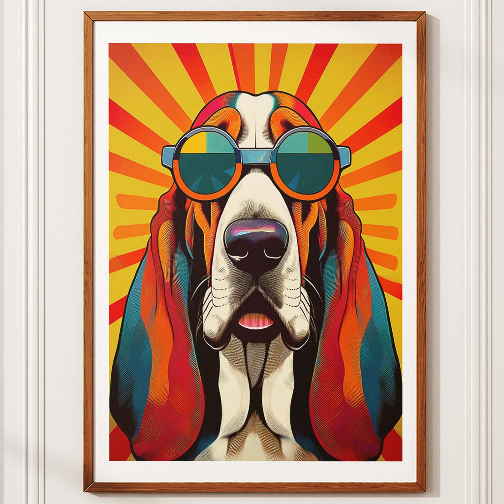 Basset Hound In Colourful Sunnies 1 image 10