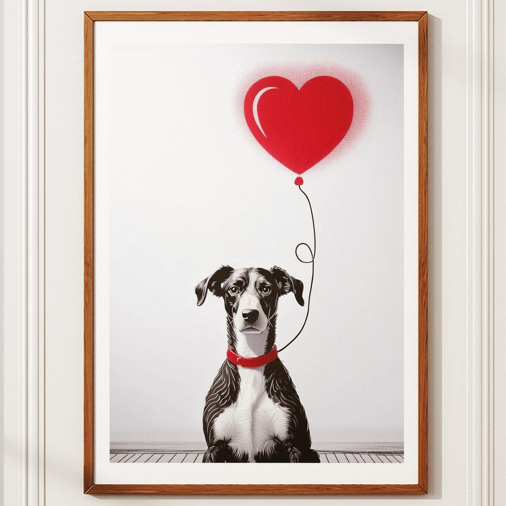 Whippet DOGSY Series inspired by the Art of Banksy image 11