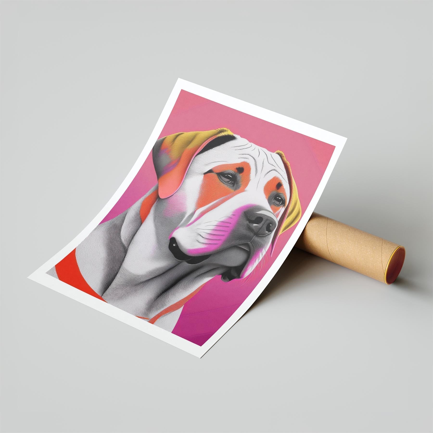 Dogue de Bordeaux Modern Pop Dog Series image 6