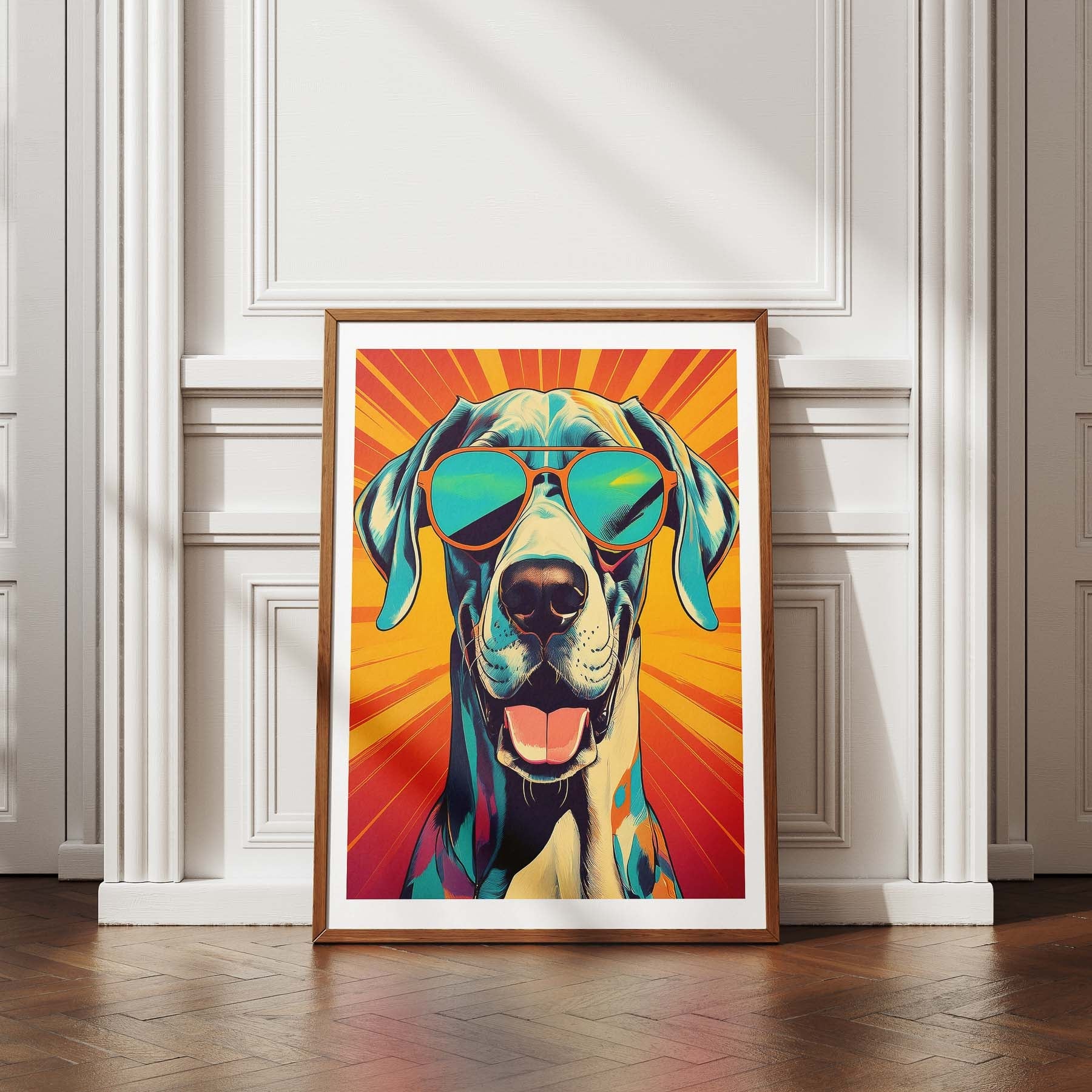 Great Dane In Colourful Sunnies 2 image 4