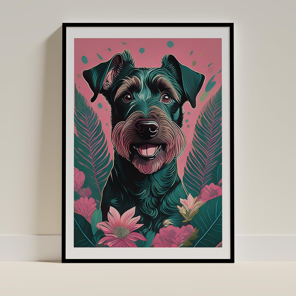 Irish Terrier Flowery Dog image 0