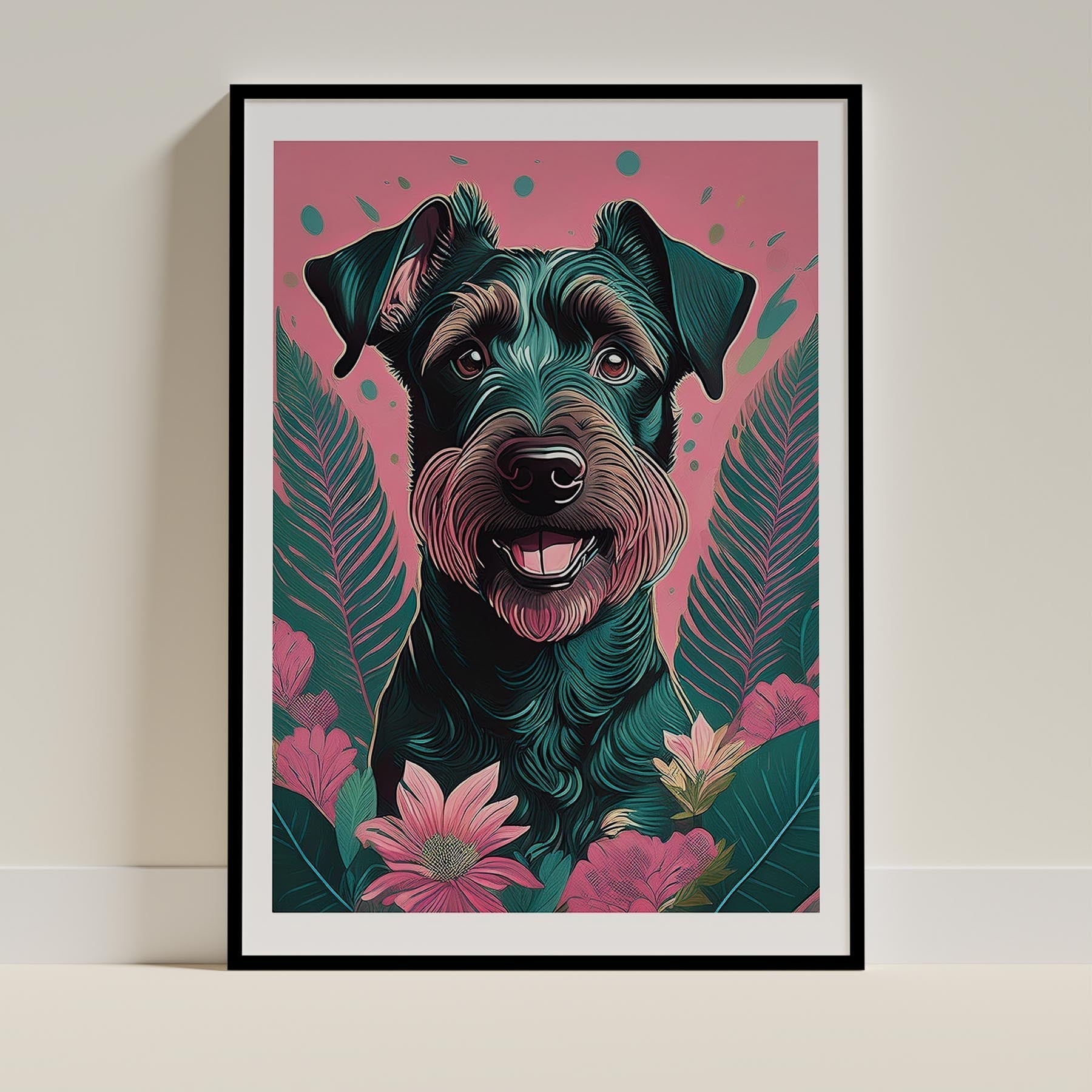 Irish Terrier Dog Art Print Unframed Vol 2 | 5 Unique Designs | Wall Art Gift for Dog Lovers - Image 2 | Dogsy & Co
