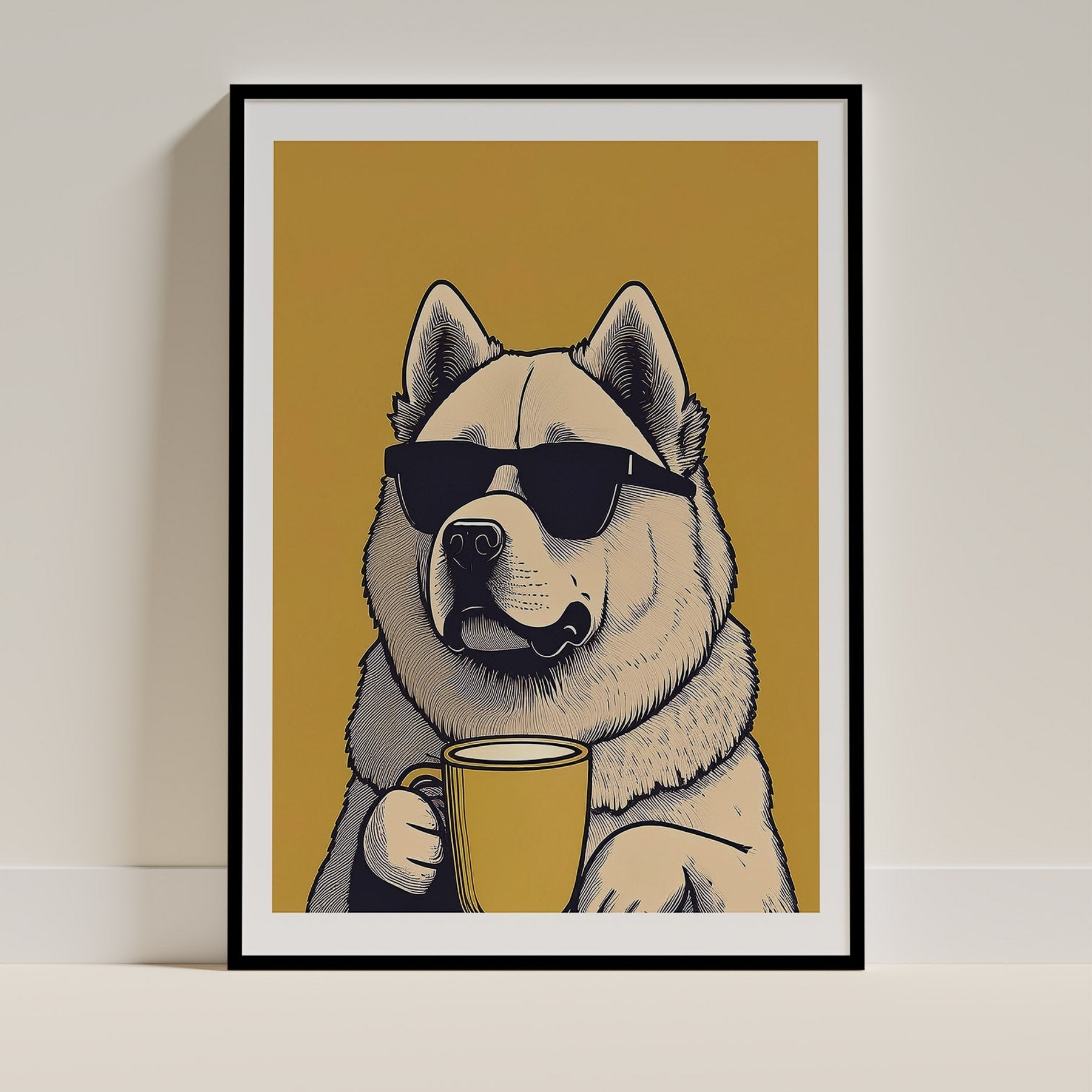 Chow Chow Dog Art Print Unframed Vol 2 | 6 Unique Designs | Wall Art Gift for Dog Lovers - Image 5 | Dogsy & Co