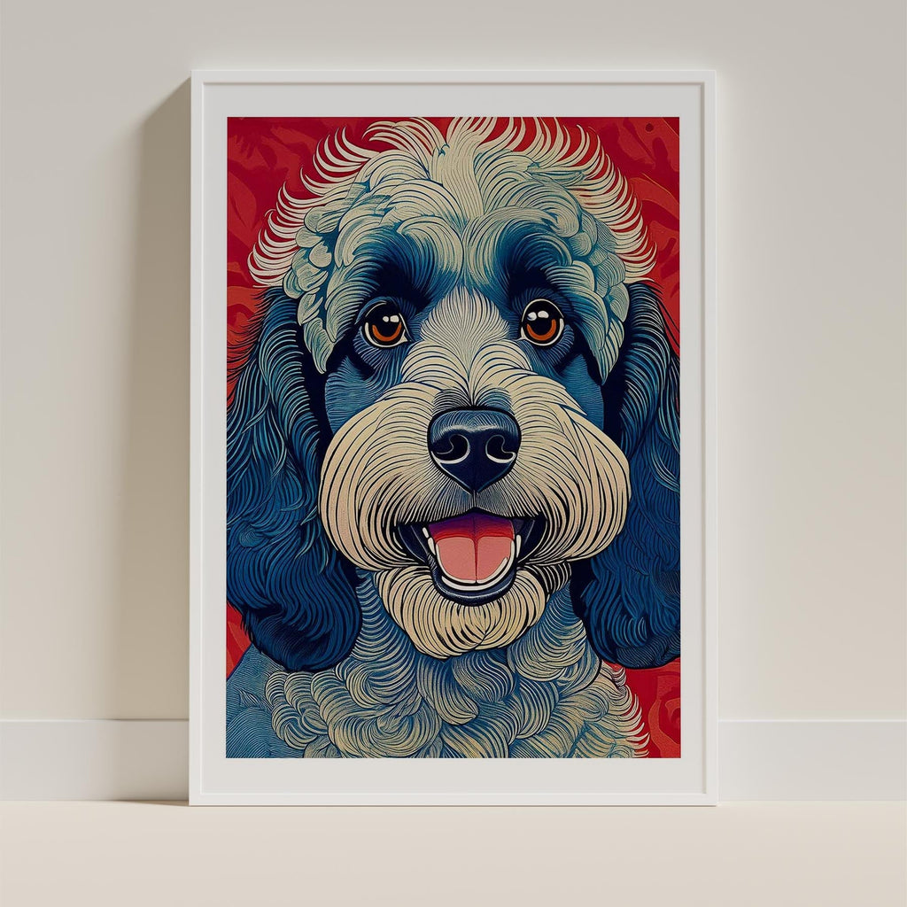 Cavoodle Hokusai Japanese Inspired Dog Series 2 image 9