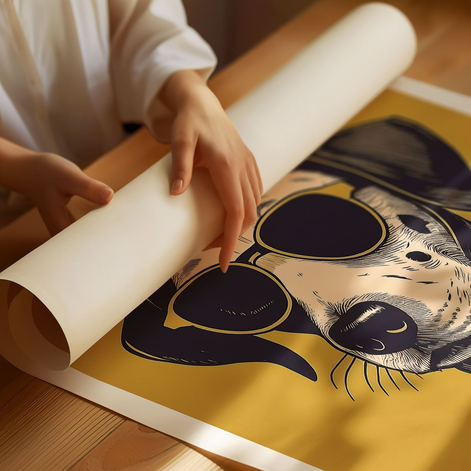 Dalmation Chillin Coffee Dog image 3