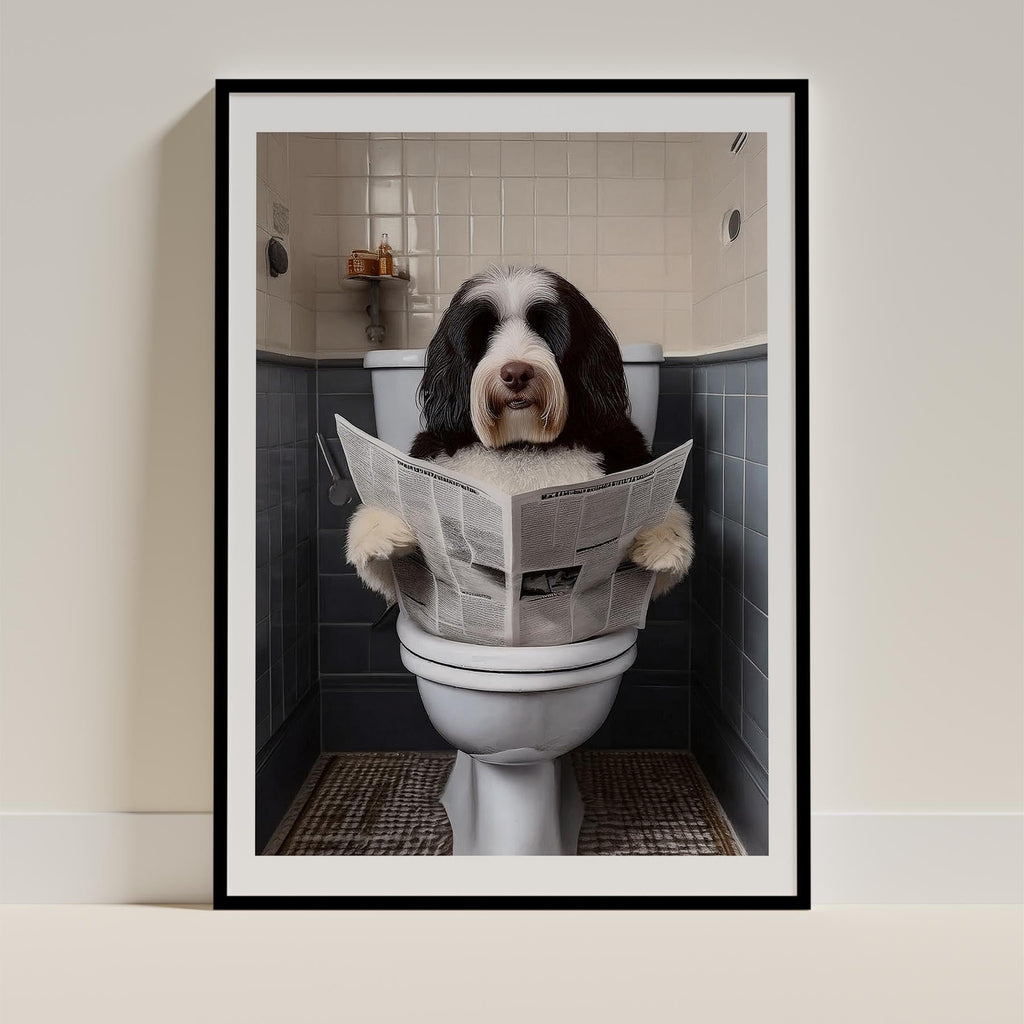 Old English Sheepdog Toilet Humour Dog Series image 0