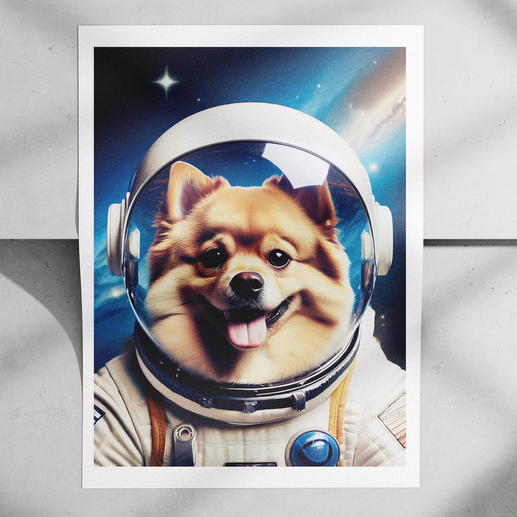 Pomeranian Astronaut Dog Series image 7