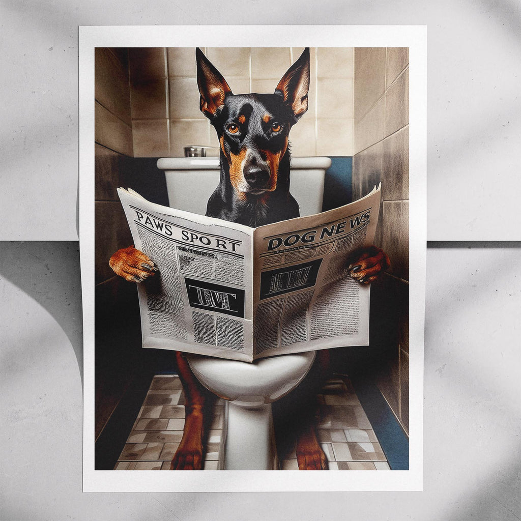 Dobermann Toilet Humour Dog Series 2 image 7