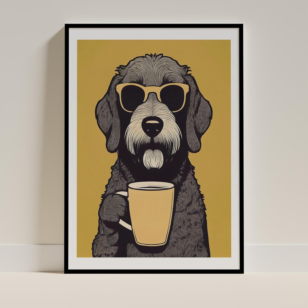 Labradoodle Chillin Coffee Dog image 11