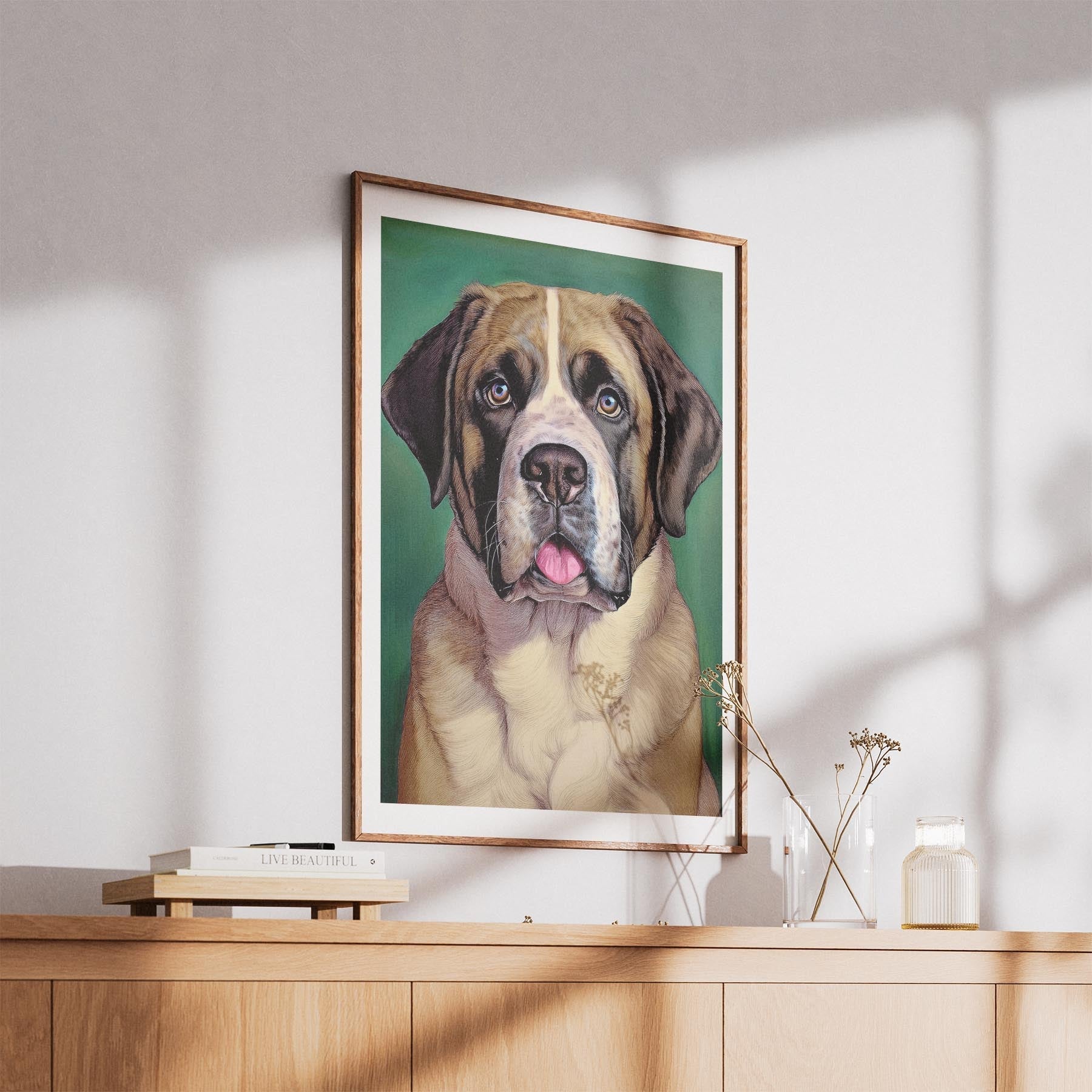 Saint Bernard Green Painted Series image 5