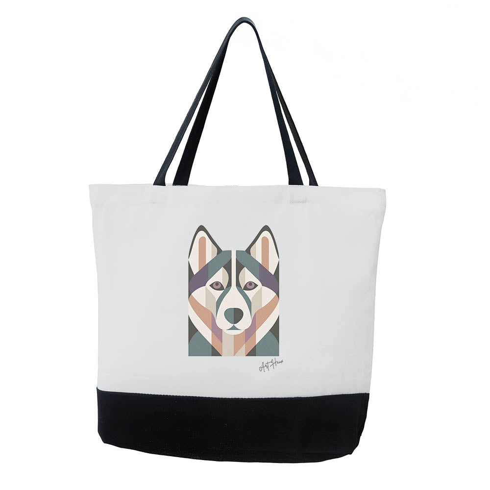 Siberian Husky Vintage Chic Graphic Bag image 0