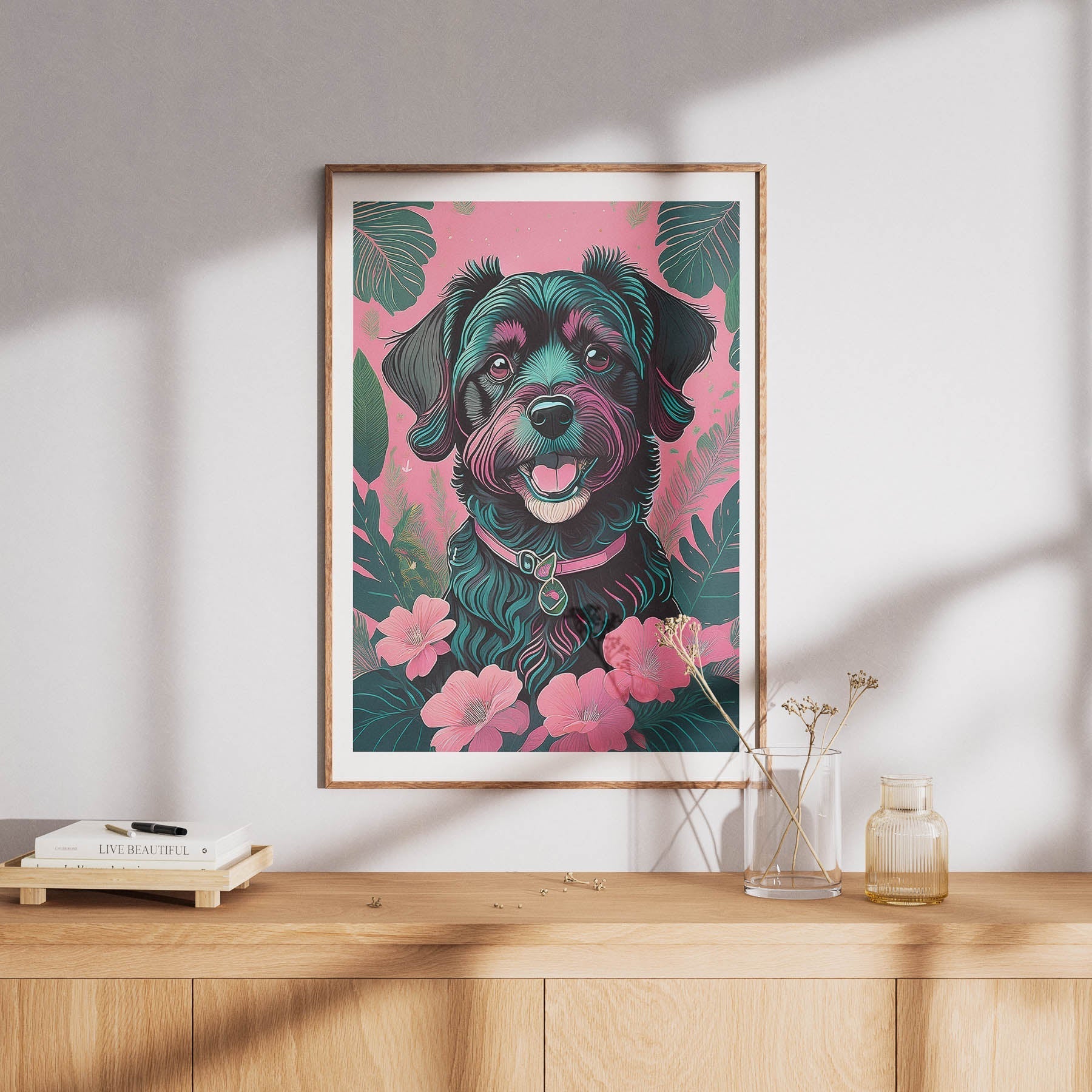 Jackapoo Flowery Dog image 8