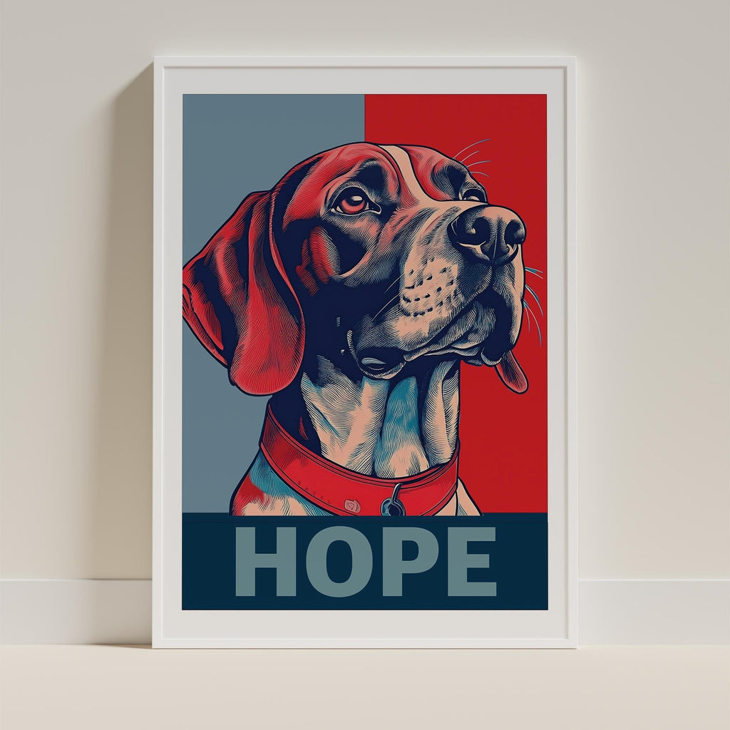 English Pointer HOPE Series Inspired by the Obama Poster image 9