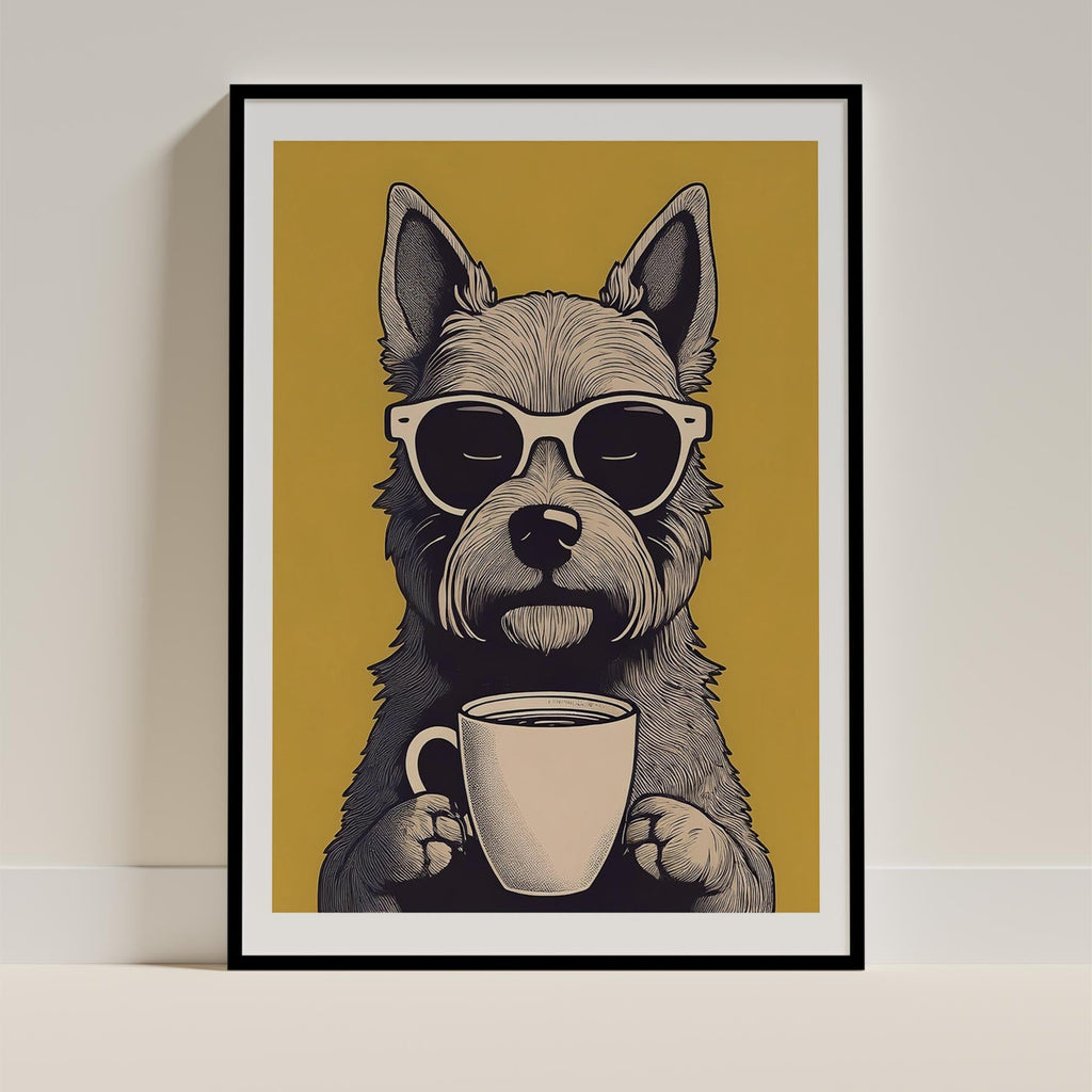 Australlian Terrier Chillin Coffee Dog image 12