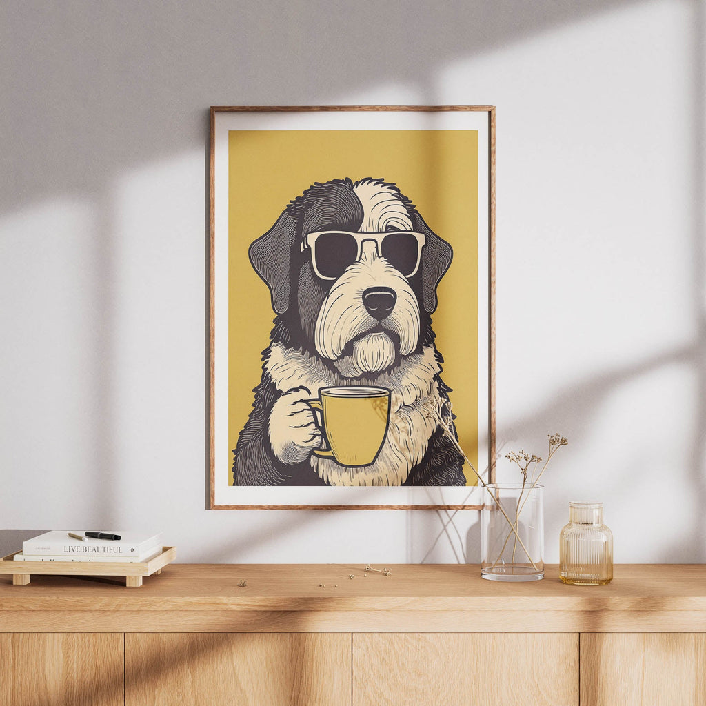 Old English Sheepdog 1 Chillin Coffee Dog image 8