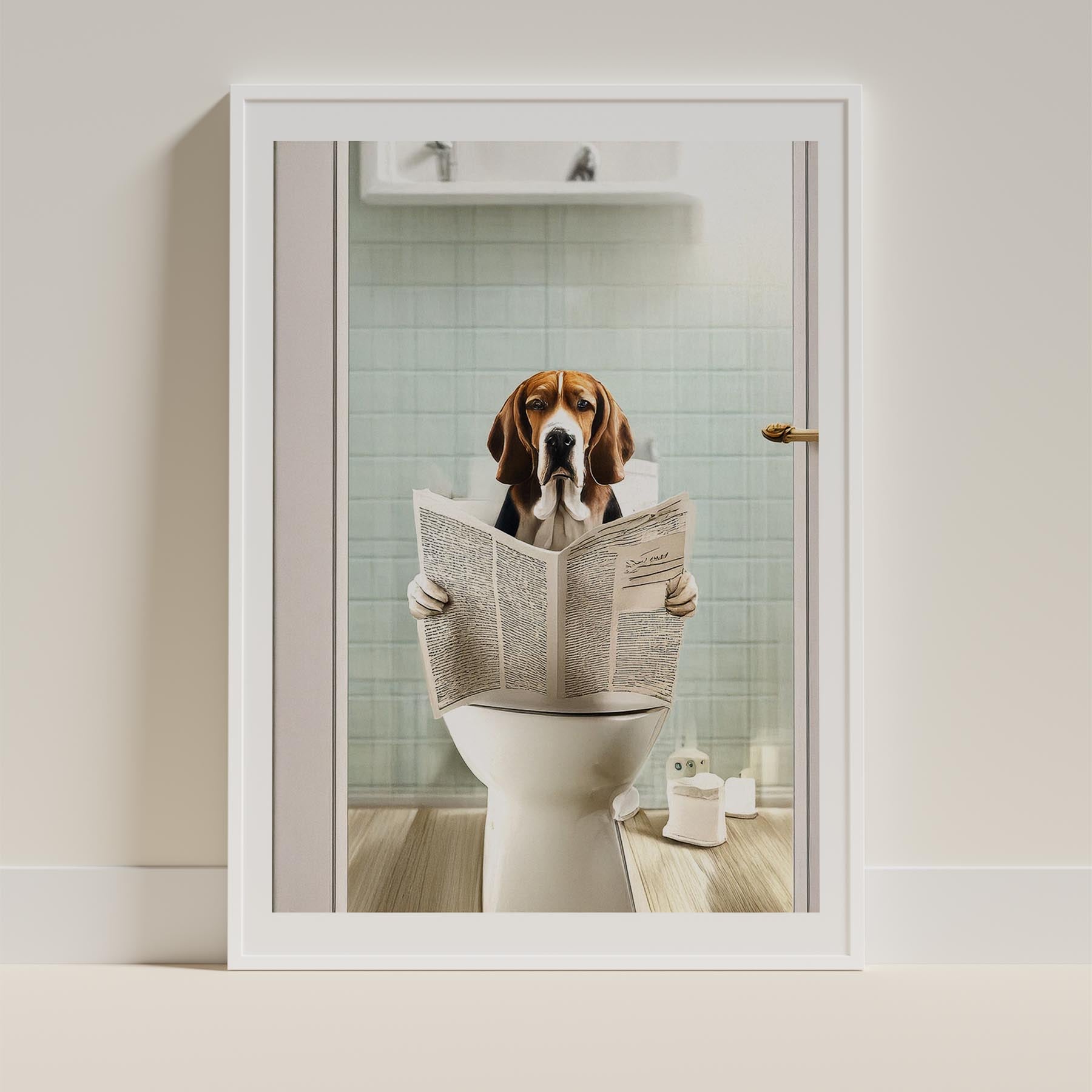 Beagle Toilet Humour Dog Series 1 image 9