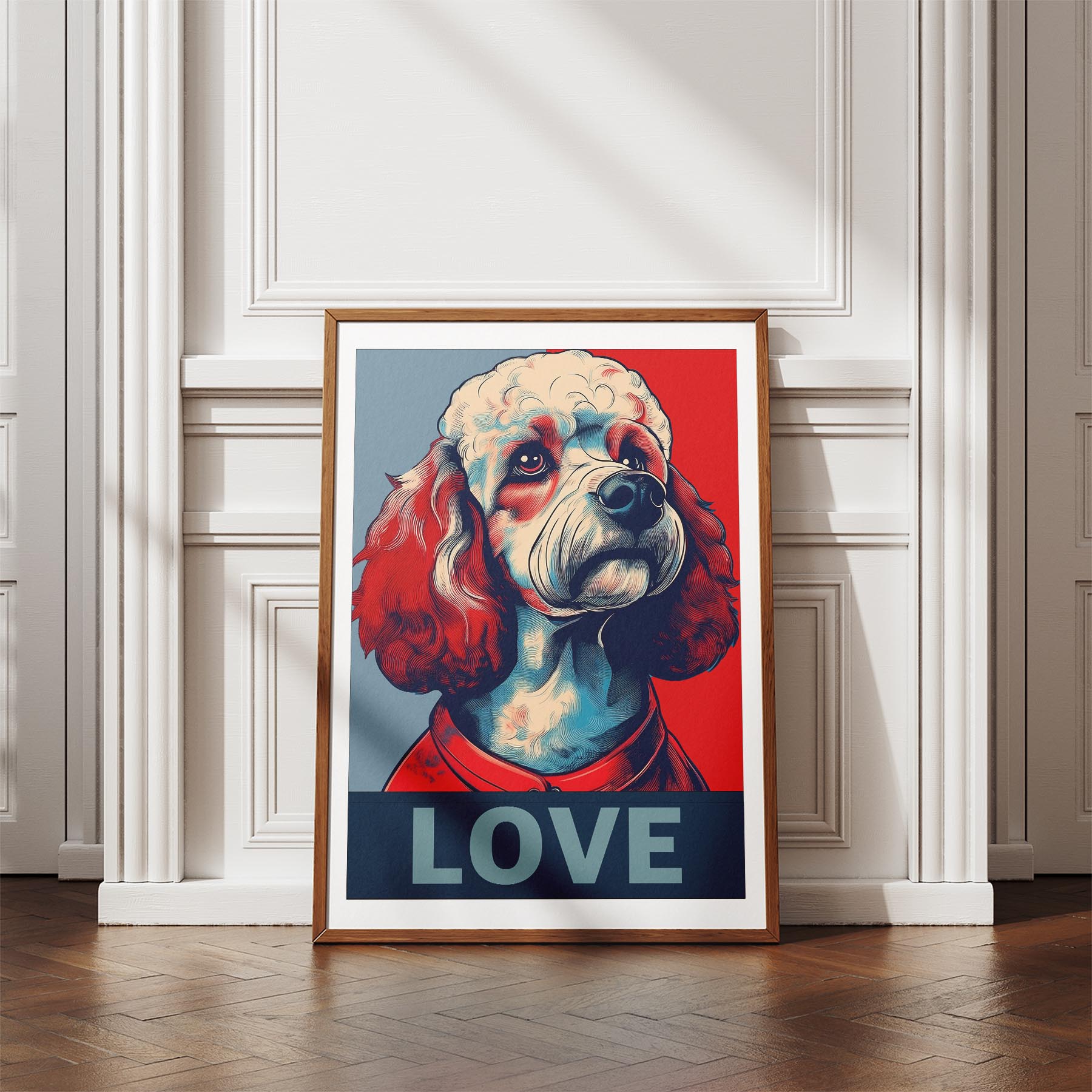Poodle LOVE Series Inspired by the Obama Poster image 4