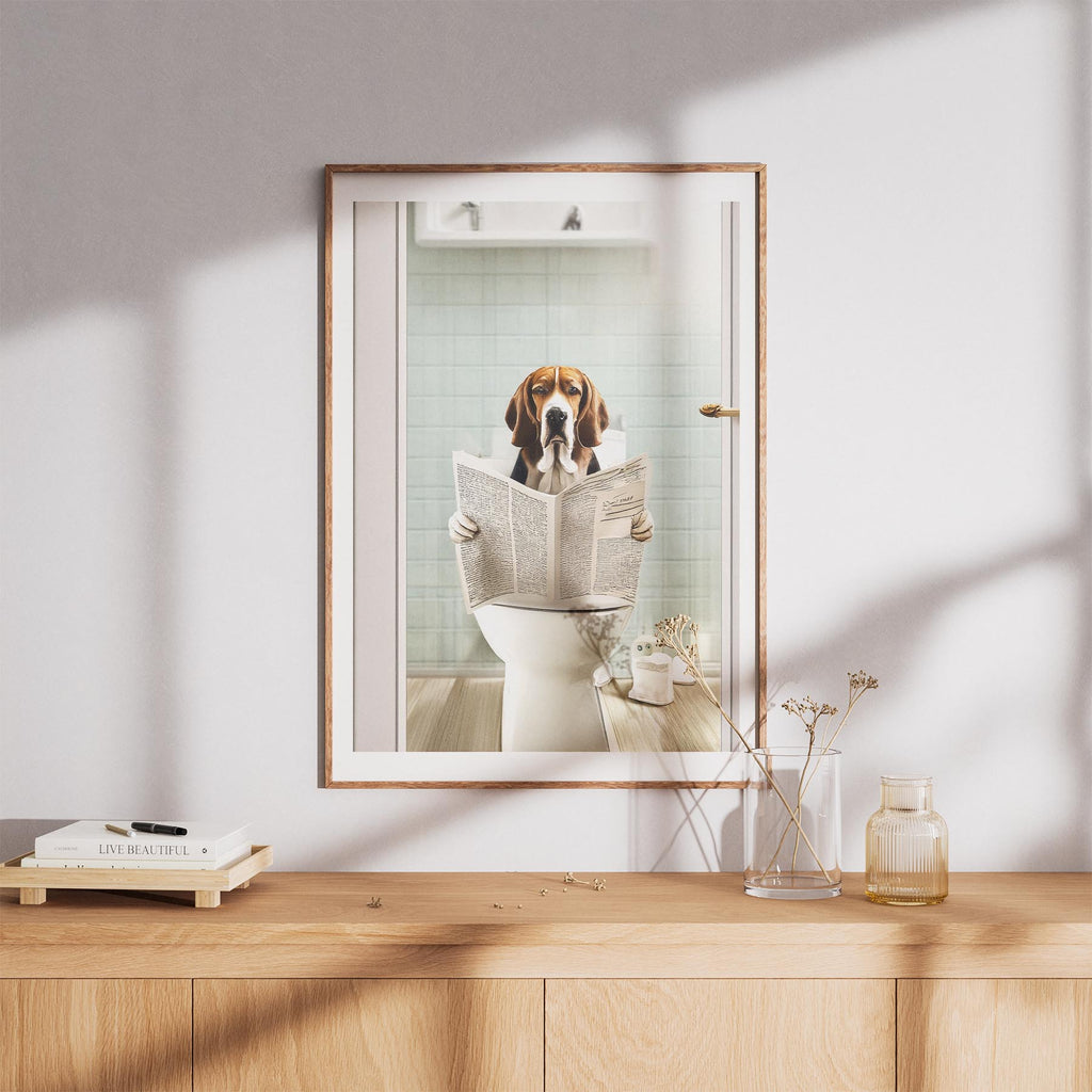 Beagle Toilet Humour Dog Series 1 image 8