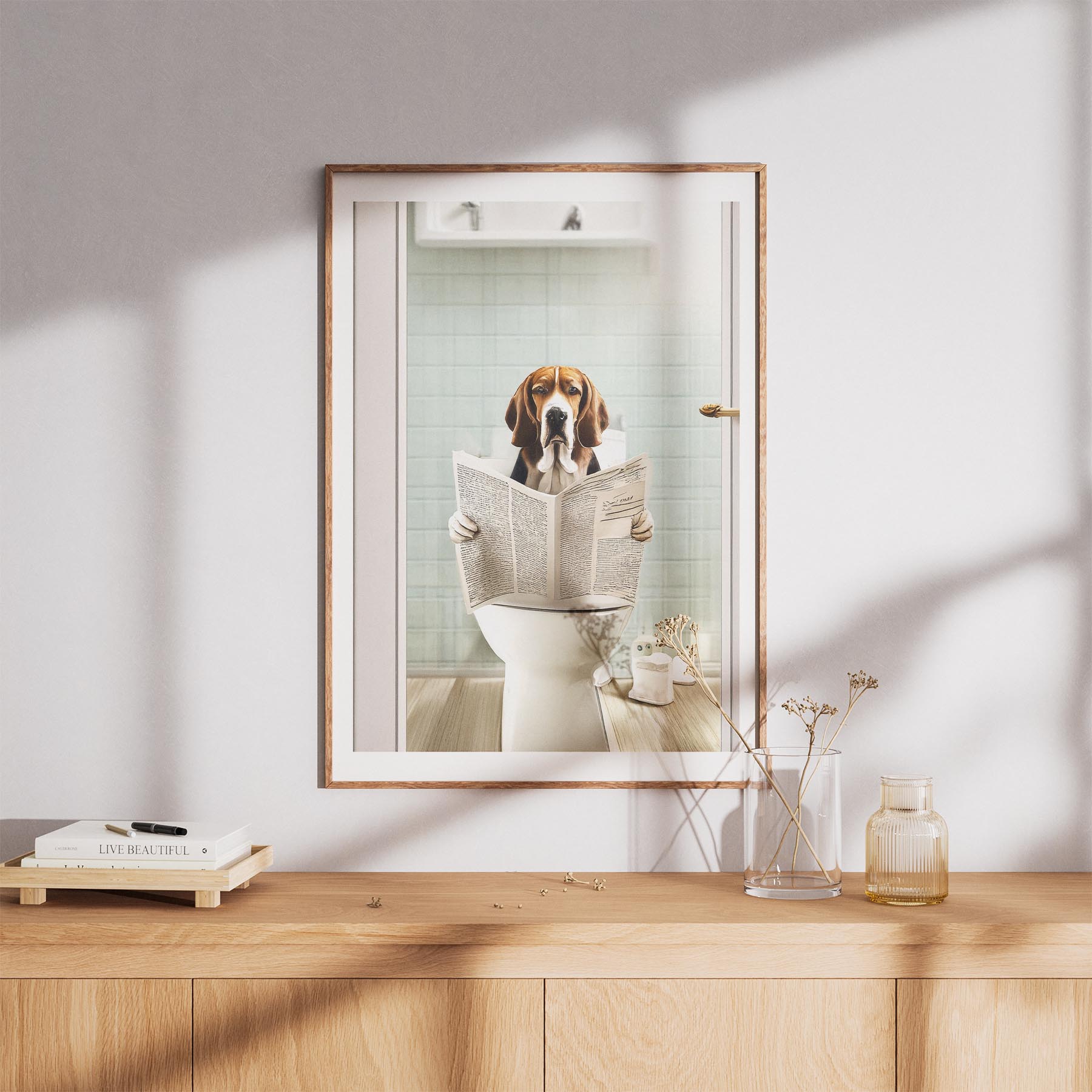 Beagle Toilet Humour Dog Series 1 image 8