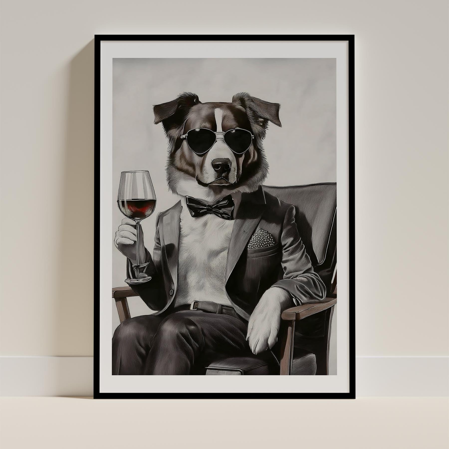 Australian Shepherd Dog Art Print Unframed Vol 1 | 11 Unique Designs | Wall Art Gift for Dog Lovers - Image 8 | Dogsy & Co
