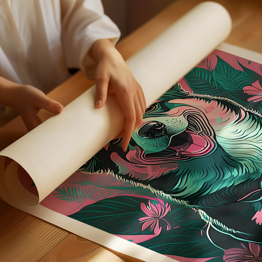 Corgi Flowery Dog image 1