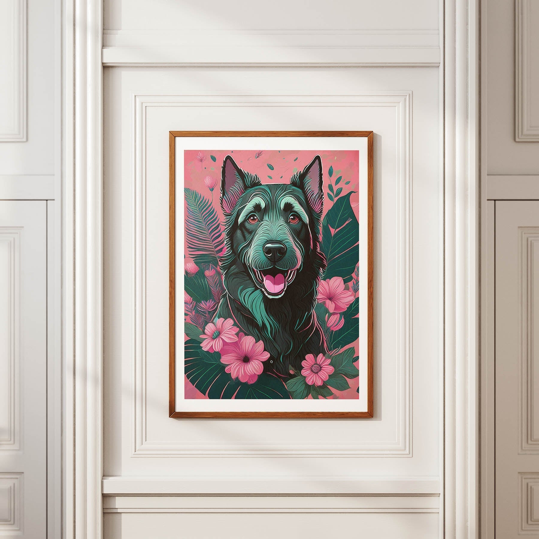 Wolfhound Flowery Dog image 3