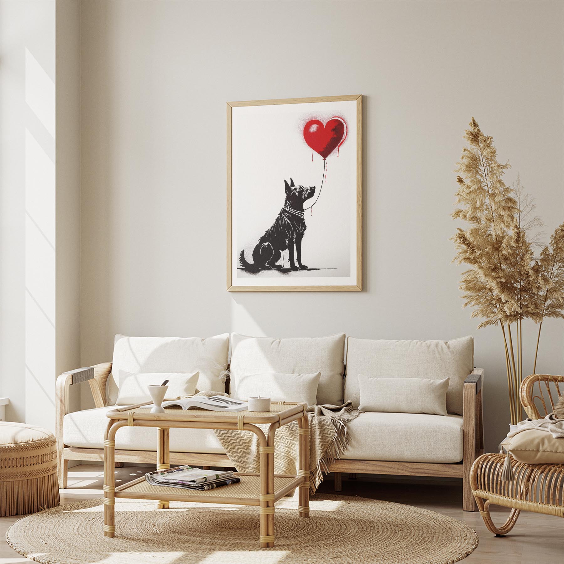 Cattle Dog DOGSY Series inspired by the Art of Banksy image 2