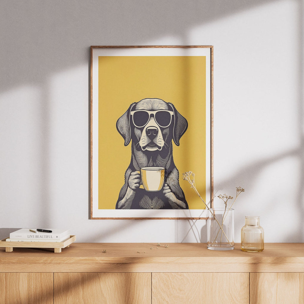 Labrador Retriever 1 Chillin Coffee Dog image 8