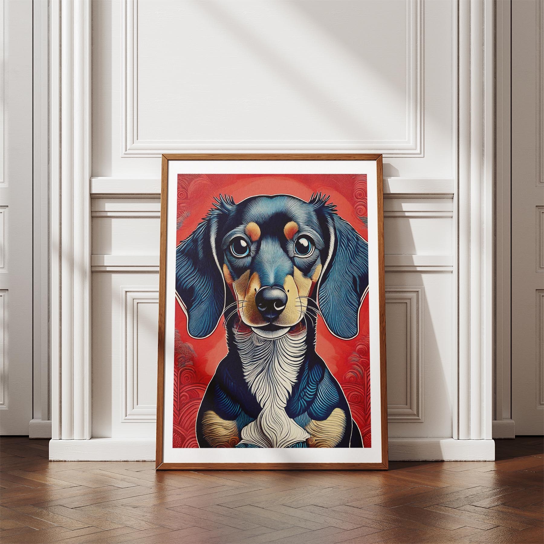 Dachshund Hokusai Japanese Inspired Dog Series 2 image 4