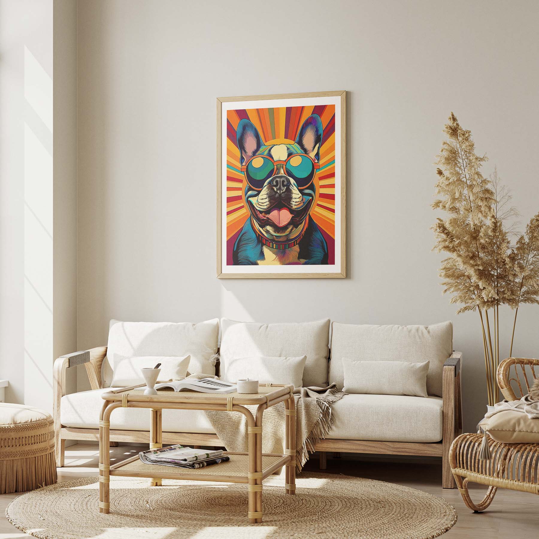 French Bull Dog In Colourful Sunnies 8 image 1