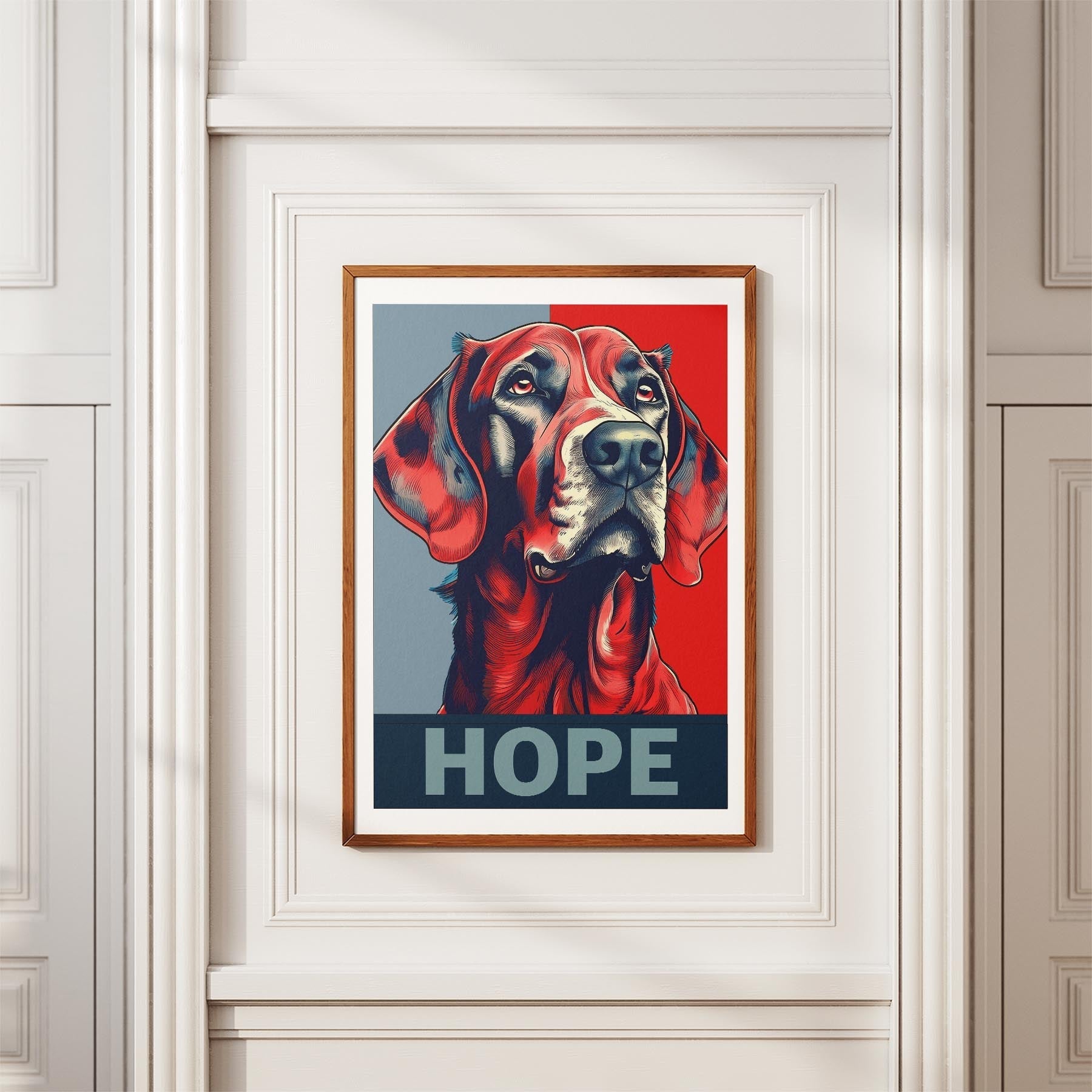 Gordon Setter HOPE Series Inspired by the Obama Poster image 3