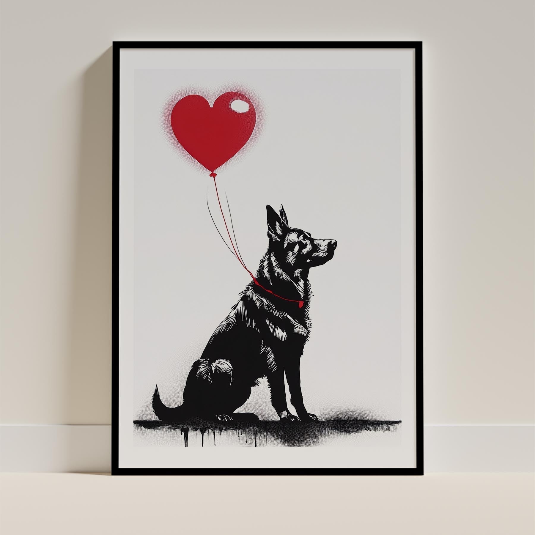German Shepherd Dog Art Print Unframed Vol 1 | 11 Unique Designs | Wall Art Gift for Dog Lovers - Image 8 | Dogsy & Co